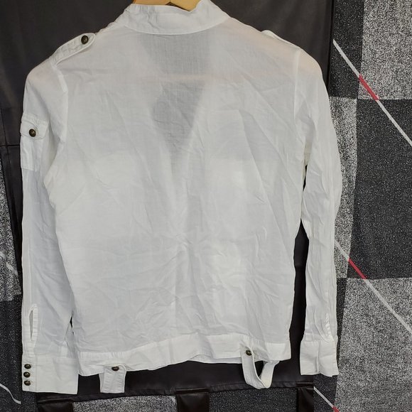 Buffalo David Bitton white long sleeve shirt size s - Picture 4 of 5